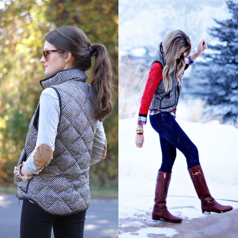 Gorgeous Black & White Vest